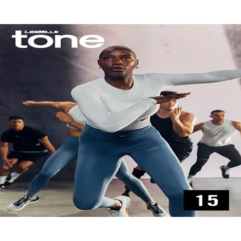 Hot Sale LesMills Q4 2021 TONE 15 releases New Release DVD, CD & Notes